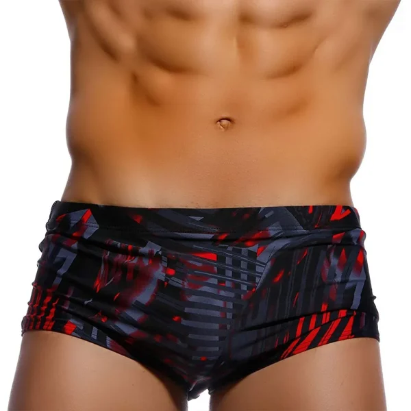 abstract-black-and-red-swim-briefs-front-1.webp Classic Abstract Swim Briefs