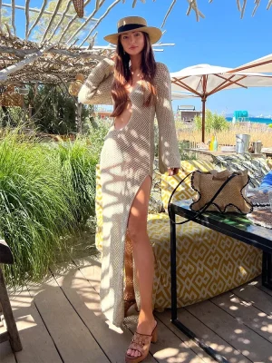 Athena Cutout Cover-Up Maxi-Dress