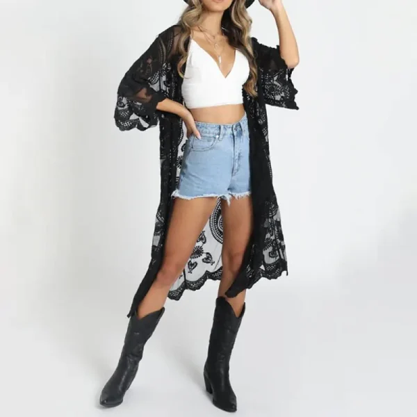 Long Length Lace Cover-Up