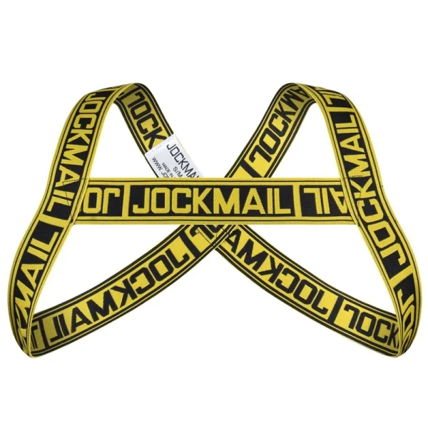 JOCKMAIL JM907 Intensity Elastic Harness in yellow