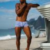 Checkered Fit Trunks 10501 Blue 2 Checkered Fit Trunks 10501 Blue 2