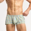 Checkered Fit Trunks 220506 Yellow Checkered Fit Trunks 220506 Yellow