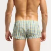 Checkered Fit Trunks 220506 Yellow 4 Checkered Fit Trunks 220506 Yellow 4