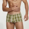 Checkered Fit Trunks 230504 Olive 6 Checkered Fit Trunks 230504 Olive 6