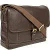 Hunter Leather Messenger Bag from Hidesign at Moosestrum.com