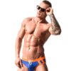 Alpha Male AERO Blue Push-Up Swim Briefs