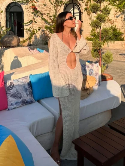 Athena Cutout Cover-Up Maxi-Dress