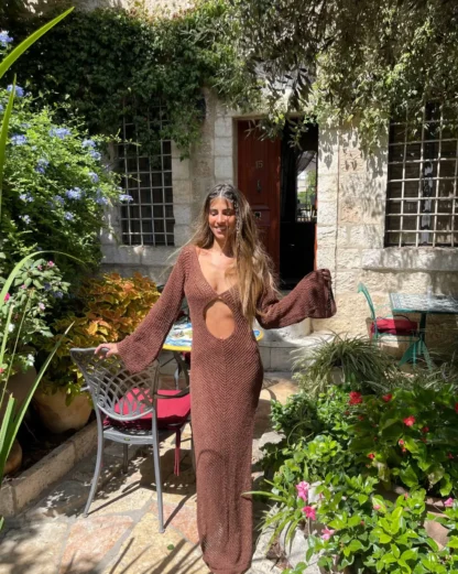 Athena Cutout Cover-Up Maxi-Dress