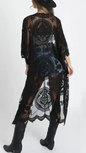 Long Length Lace Cover-Up