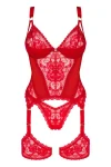 Belovya Corset Set in Red