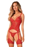 Belovya Corset Set in Red