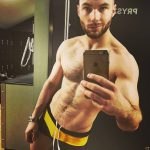 Alpha Male Black & Yellow Swim Shorts