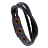 Braided Black Leather Bracelet
