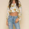 Buttercup Fields Crop Top