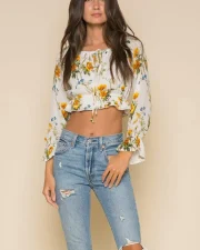 Buttercup Fields Crop Top