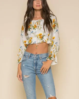 Buttercup Fields Crop Top