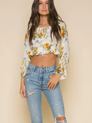 Buttercup Fields Crop Top
