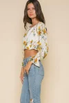 Buttercup Fields Crop Top