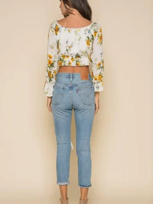 Buttercup Fields Crop Top