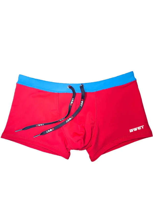 BWET Copacabana Swim Shorts in Red