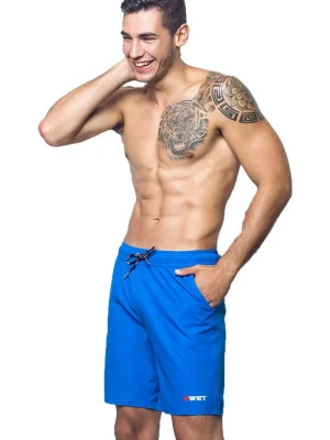 BWET FreeStyle Beach Trunks in Blue