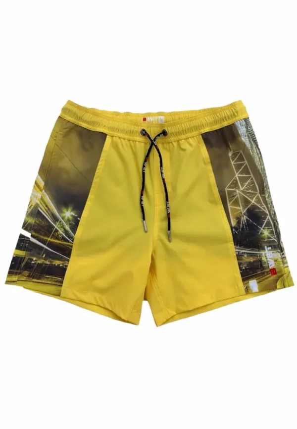 BWET Skyline Swim Trunks in Yellow