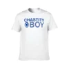 Chastity boy tee in white
