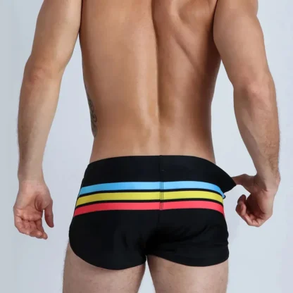 Colorful Stripes Swim Shorts