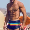 Colorful Stripes Swim Shorts