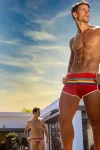 Colorful Stripes Swim Shorts