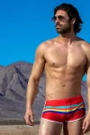 Colorful Stripes Swim Shorts