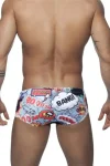 Comic Print Swim Shorts