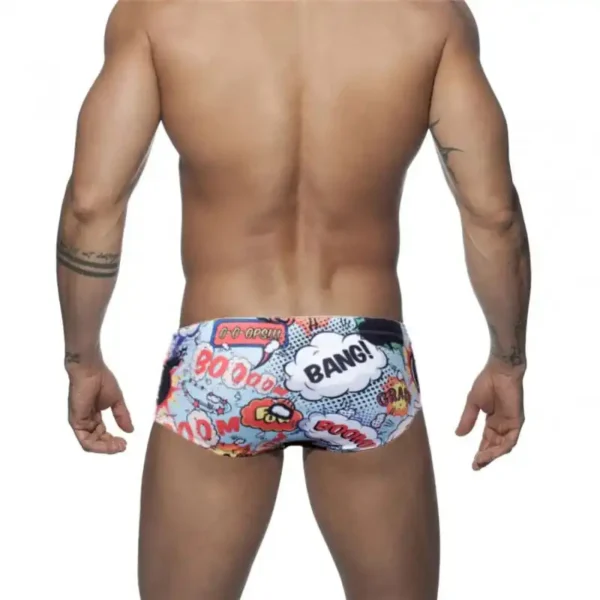 Comic Print Swim Shorts