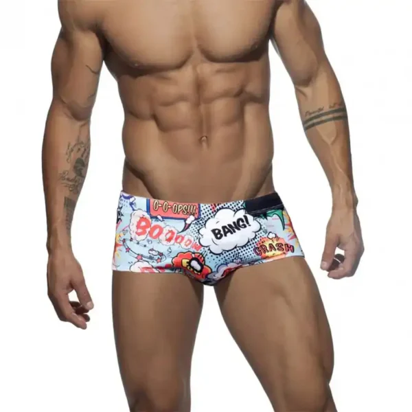 Comic Print Swim Shorts