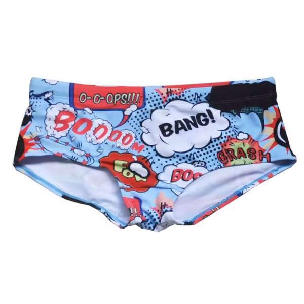 comic swim shorts