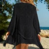 Crochet Mesh Kimono Cover-Up