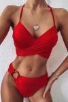 Crossover Bandage Halter Bikini