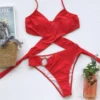 Crossover Bandage Halter Bikini