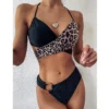 Crossover Bandage Halter Bikini
