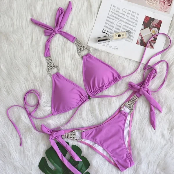 Crystal Max Bikini with Rib Strap
