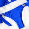 Crystal Ring Blue Bikini with Tie Sides in blue