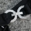 Crystal Ring Bikini with Tie Sides