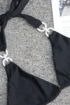 Crystal Ring Bikini with Tie Sides