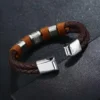 Duo Leather Bracelet in Brown