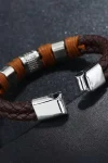 Duo Leather Bracelet in Brown