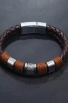 Duo Leather Bracelet in Brown