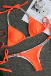 Elegant Crystal Strap Bikini