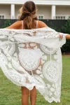 Crochet Lace Midi Cover-Up