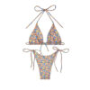 Floral Sky Brazilian Tie Bikini 1