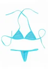 Tempest Turquoise Blue Mesh G'kini Bikini
